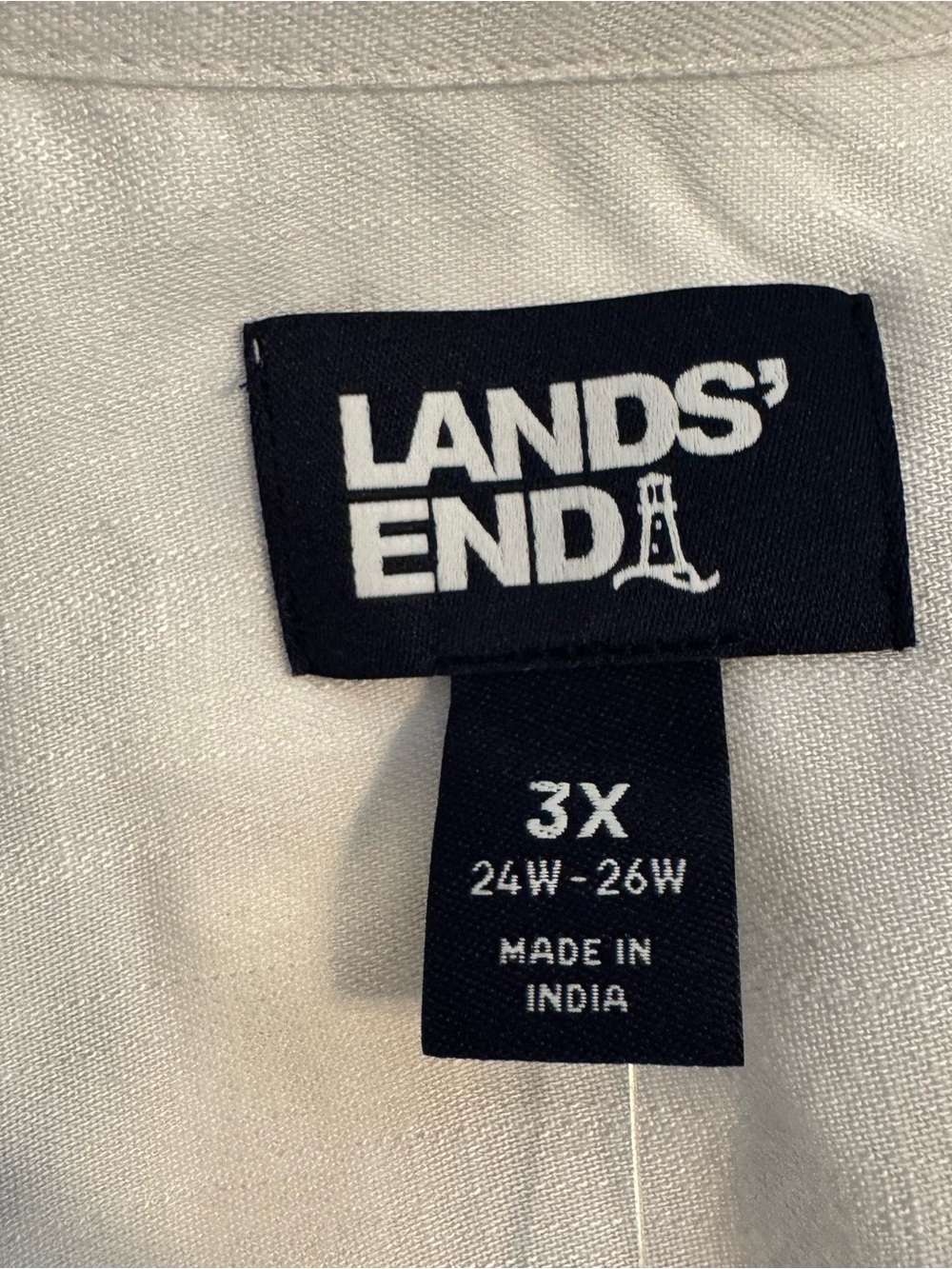 Lands’ End Twill TENCEL Fiber Popover Shirt NWT - Picture 5 of 10